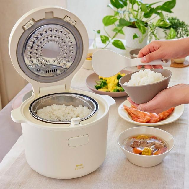 【BRUNO】日本BRUNO低醣電子鍋BOE128(1.5L電鍋/電子鍋/飯鍋/低醣米飯/低醣飲食/飲食控制者)