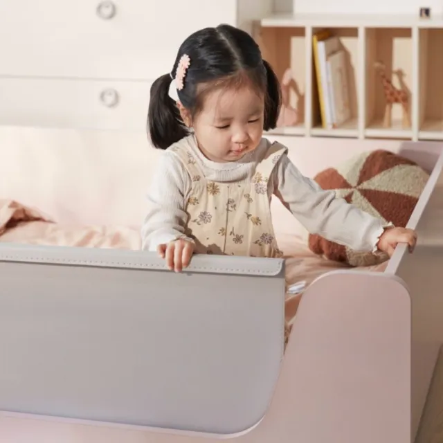 【iloom 怡倫家居】EDDI KIDS 單人加大含護欄床組 mo限定(床架 雙層床 單人床架 雙人床架 兒童床架 兒童床)