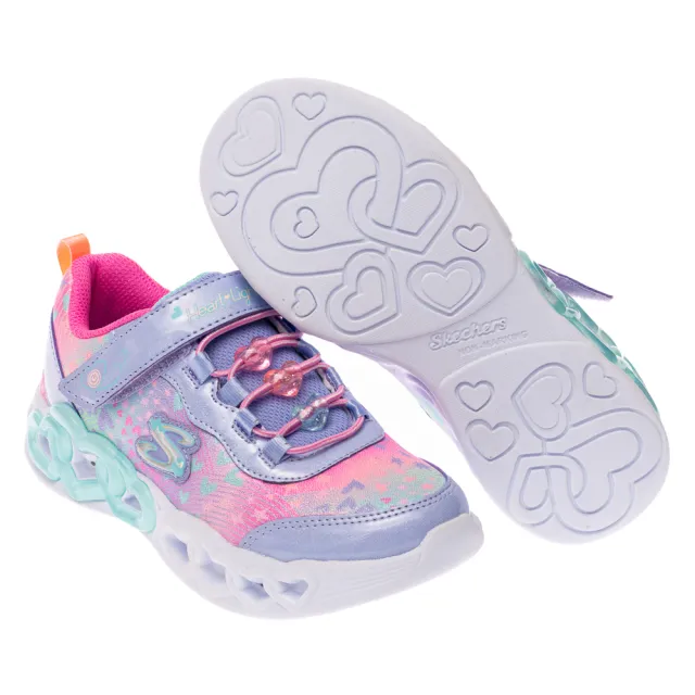 【SKECHERS】女童系列 女童鞋 燈鞋 INFINITE HEART LIGHTS(303261LLVMT)