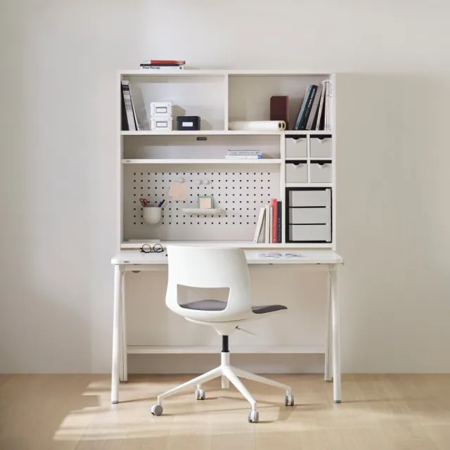 【iloom 怡倫家居】ROY 1200型5層收納書桌組 附LED燈 無門板(書桌 桌子 電腦桌 工作桌 兒童書桌 學生書桌)