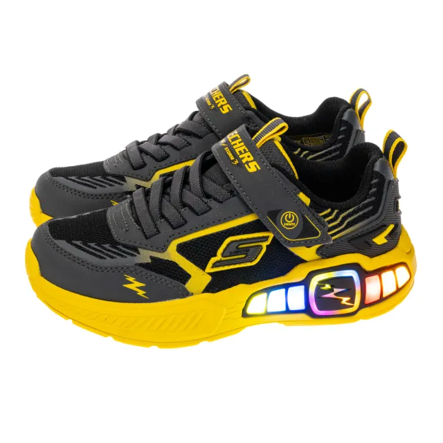 【SKECHERS】男童系列 男童鞋 運動鞋 燈鞋 LIGHT STORM 3.0 (400151LCCYL)