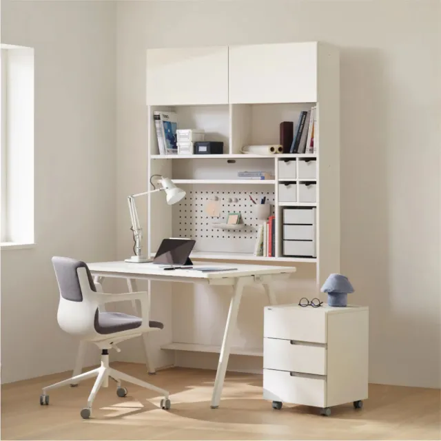 【iloom 怡倫家居】ROY 1200型6層收納書桌組(書桌 桌子 電腦桌 工作桌 兒童書桌 學習書桌 學生書桌 辦公桌)