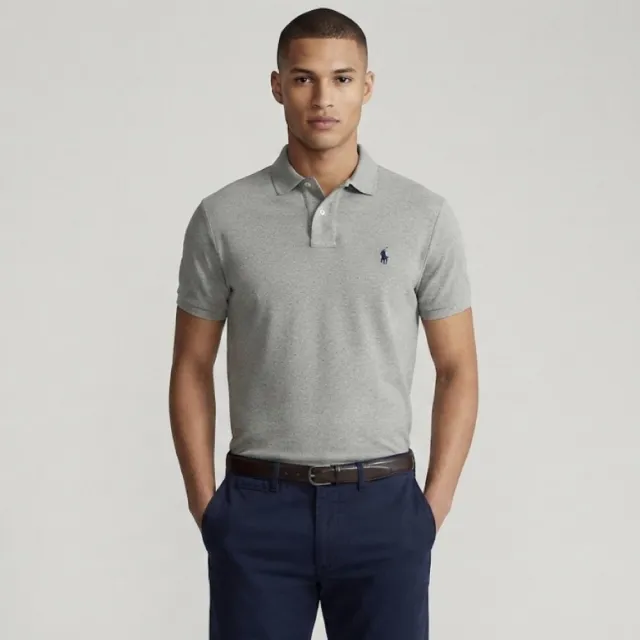【RALPH LAUREN】POLO小馬刺繡網眼polo衫