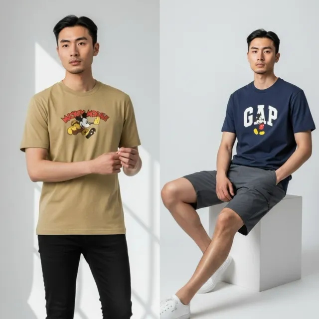 【GAP】聯名款 Gap x Disney 米老鼠 短T 純棉 迪士尼 短袖 T恤 美版偏大 @1937