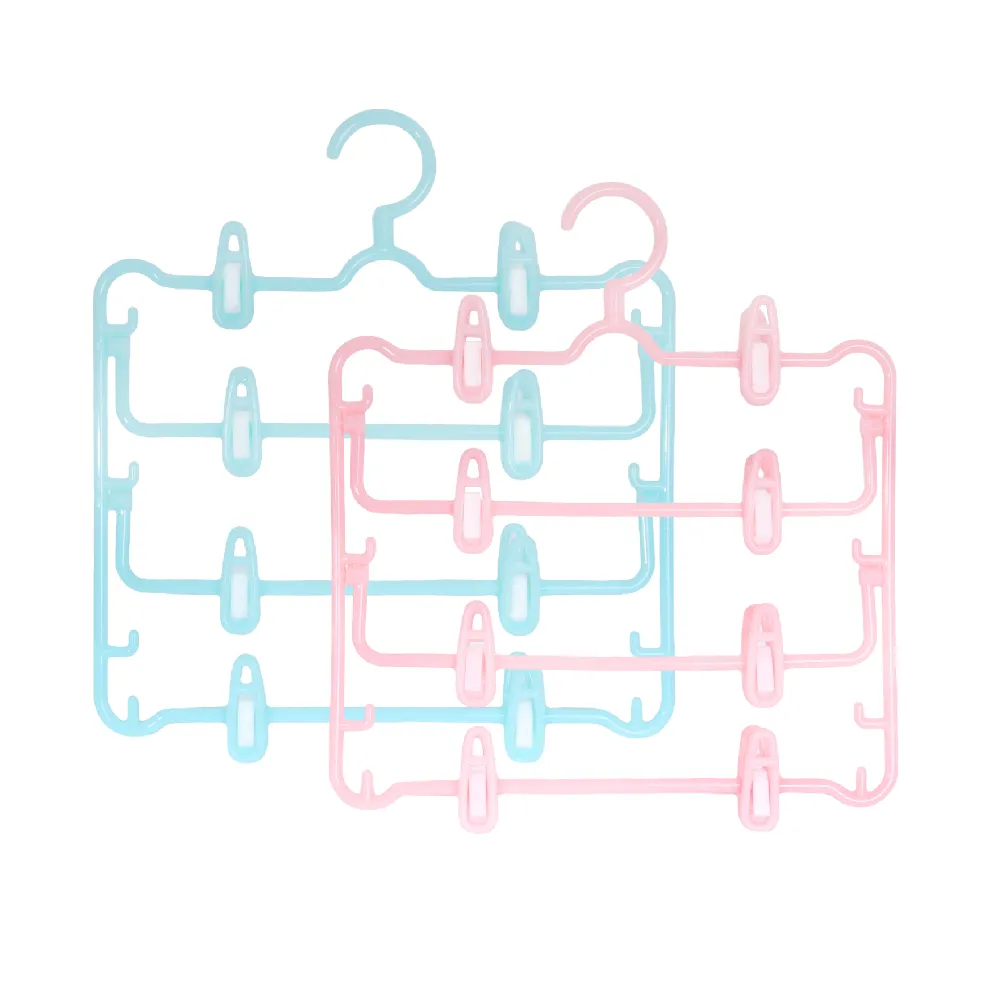 【AXIS 艾克思】粉彩四層裙架_4入組
