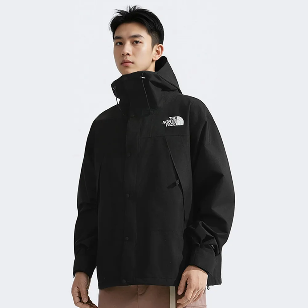 The North Face 官方旗艦】經典ICON-北面男款黑色DryVent防水透氣