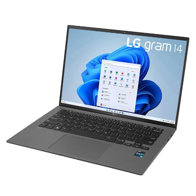 【LG 樂金】Gram 14吋 i5-1340P 輕薄商用筆電(14Z90R-V.AP56C2/16G/512GB SSD/WIN11Pro/沉靜灰)