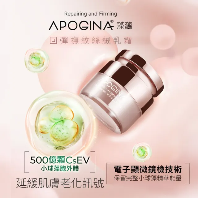 【遠東生技】Apogina®回彈撫紋絲絨乳霜(25ml/瓶)X2入