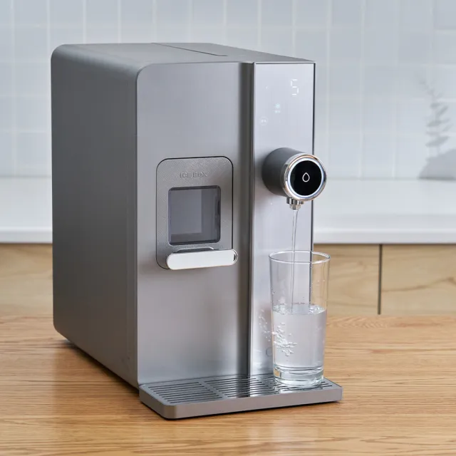 【OASIS】桌上型三溫製冰沁淨飲水機(冰溫熱/冰塊機/製冰機/冰上奇機/子彈冰塊免安裝/開飲機/IF-3ICE01M)