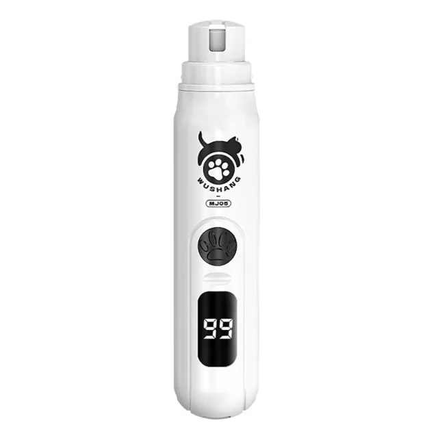 【MUAN】智能數顯寵物電動磨甲器 三檔調速靜音磨甲機 貓狗指甲修剪器 高轉速指甲打磨護理工具
