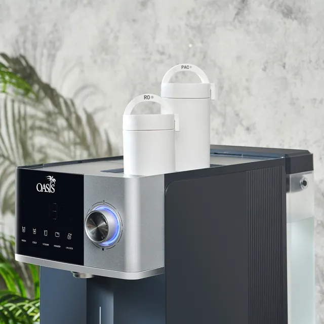 【OASIS】桌上型極沁冰溫瞬熱RO濾淨飲水機(冰河機/冰溫瞬熱/壓縮機製冷/免安裝/IF-301A)商品本身已含濾芯
