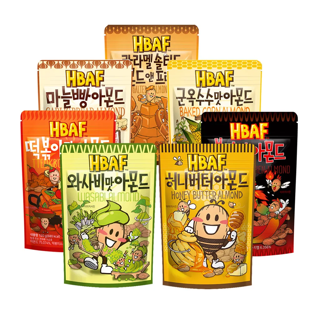 【HBAF】杏仁果120g(口味任選)