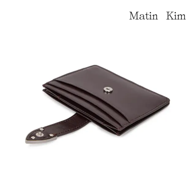 【MATIN KIM】官方旗艦 西部元素鎖扣卡夾(棕色)