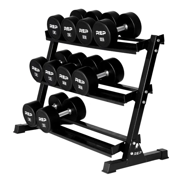 【REP】PU 圓形啞鈴組 (25KG-35KG) /不含啞鈴收納架