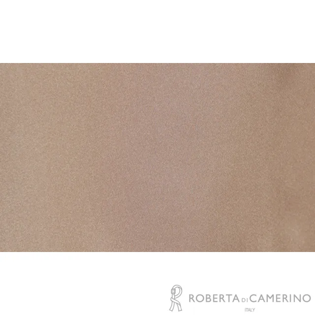 【ROBERTA 諾貝達】香檳摩卡金法式西裝翻領雙排釦短版緞面襯衫 DFJ05-87