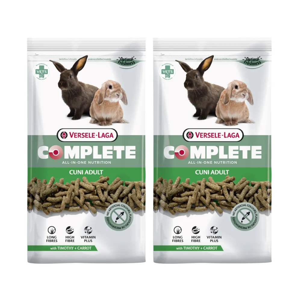 【Versele 凡賽爾】全方位完整寵兔 成兔飼料 1.75kg/包；兩包組(兔飼料 兔子飼料)