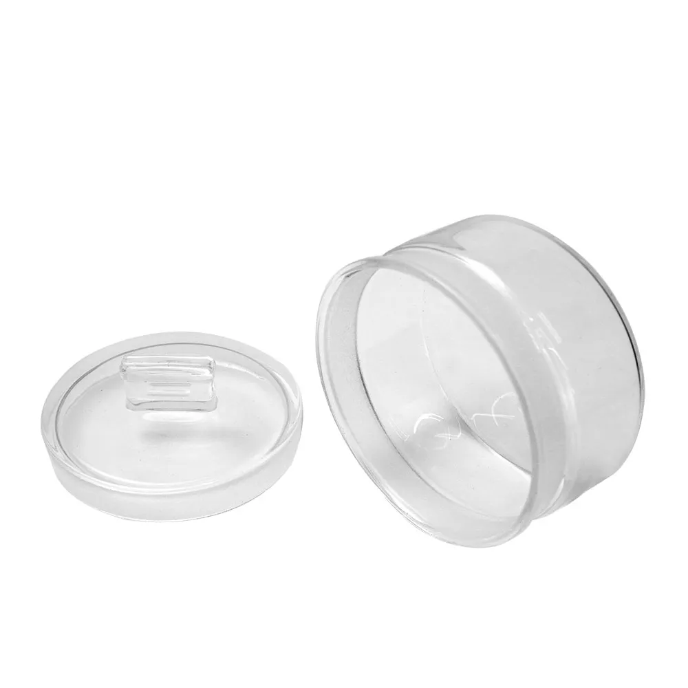 【SMILE】玻璃萬用罐 2入 70*40mm 陳列瓶 100ml 磨砂瓶 透明罐 165-GWB7040(糖果罐 樣品瓶子樣品瓶)