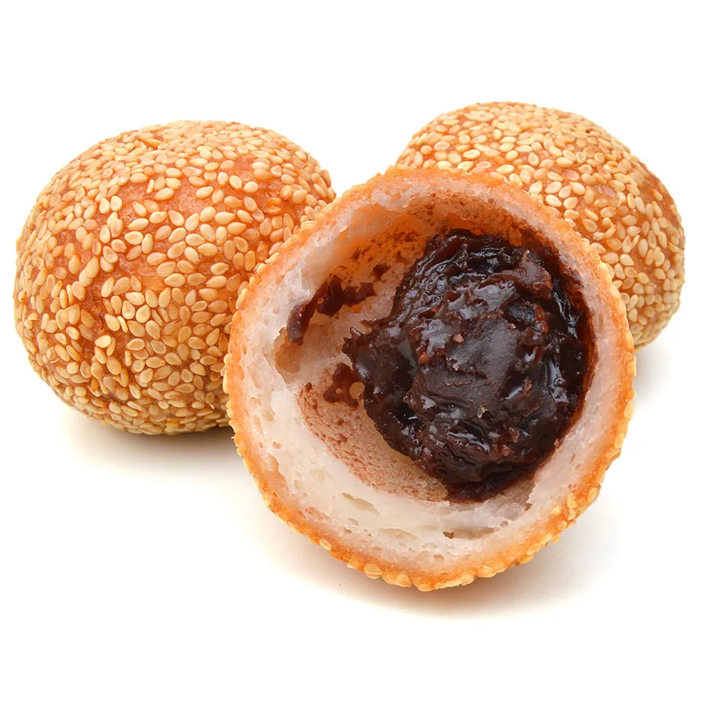 【上野物產】經典國宴小吃 紅豆芝麻球 x4包(270g±10%/10顆/包)