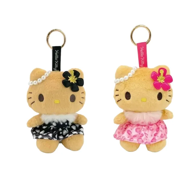 【HELLO KITTY】雙11 Hello Kitty 包包背包吊飾 | 熱帶 珍珠 粉紅/黑色洋裝 日曬系列 日本境內