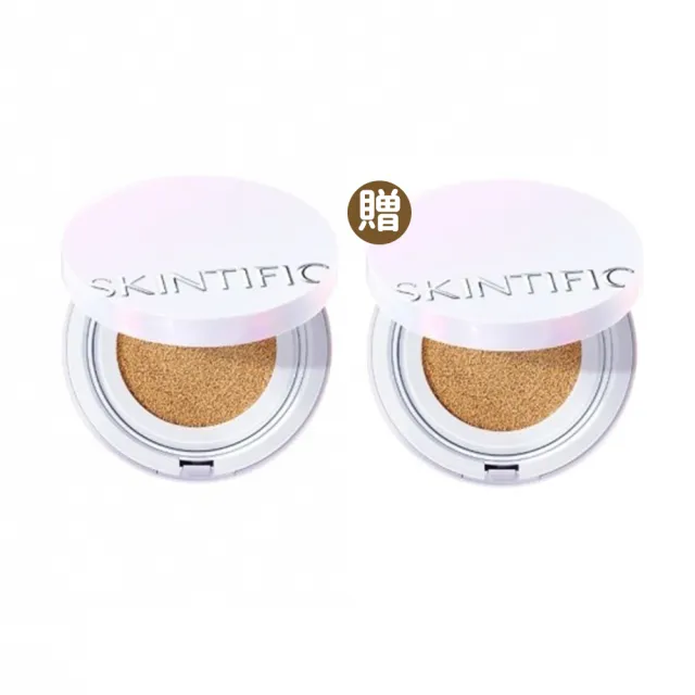 【SKINTIFIC】光澤氣墊(多色)11g(2入任選色號)