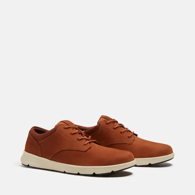 【Timberland】男款鐵鏽色休閒鞋(A6C8EA4H)
