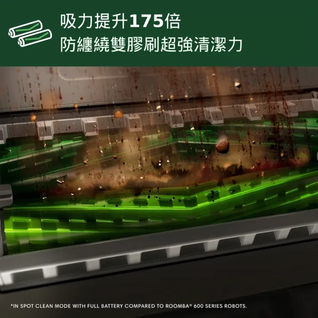 【iRobot】新機 Roomba Max 705 Combo 旗艦滾筒掃拖機器人(邊拖邊洗+沿邊/175倍吸力/四刷/全能熱水風基座)