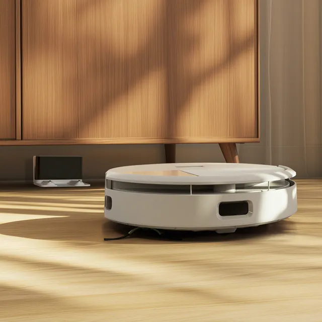 【iRobot】新機 Roomba 205 Combo 掃拖機器人晨霧白(內建集塵壓縮/70倍吸力/深層拖地/快速建圖/不斷電續掃)