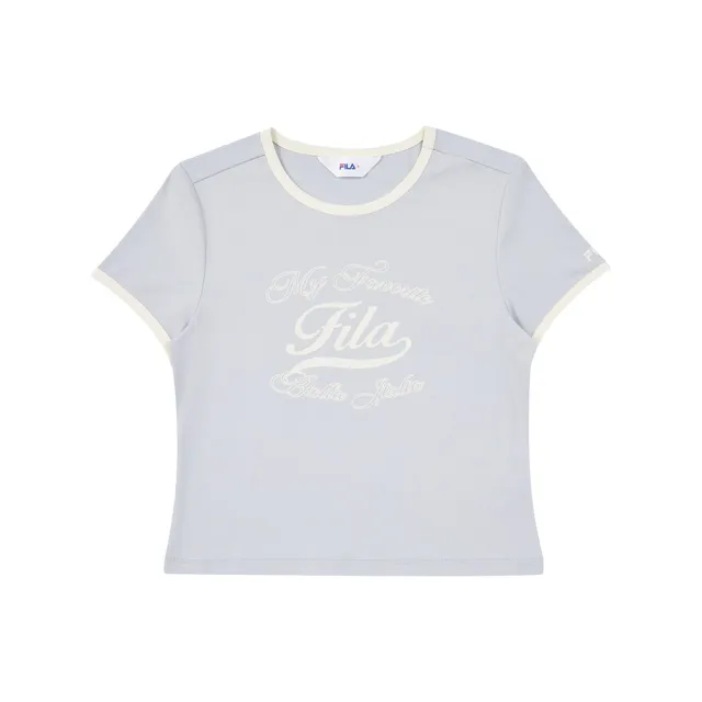 【FILA】女短袖圓領T恤-紫色 5TEA-5409-PL