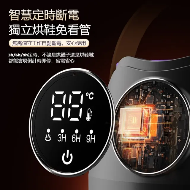【ANTIAN】可折疊六支架除臭殺菌速熱烘鞋器 智能定時乾鞋器 暖鞋器 鞋子烘乾機 乾鞋神器 110V