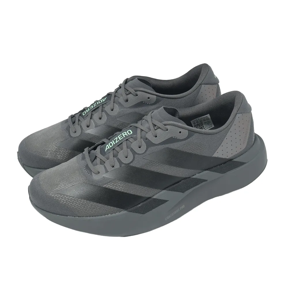 adidas 愛迪達】慢跑鞋Adizero Evo SL M 男鞋灰蒂芬妮綠緩震運動鞋愛迪 