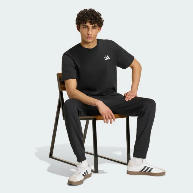 【adidas 愛迪達】短袖上衣 男 寬鬆版型 亞規 M SUSHI T 黑 KS5078 (S3425)