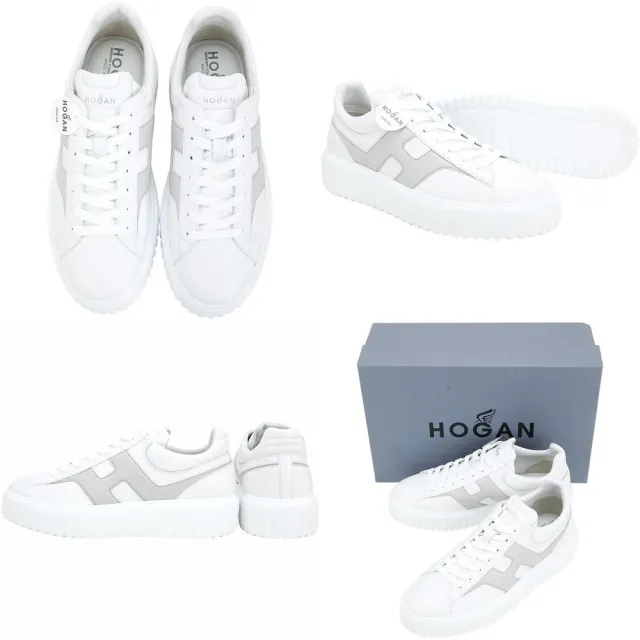 【HOGAN】H-Stripes H標誌厚底餅乾鞋 休閒鞋-男款(多色可選)