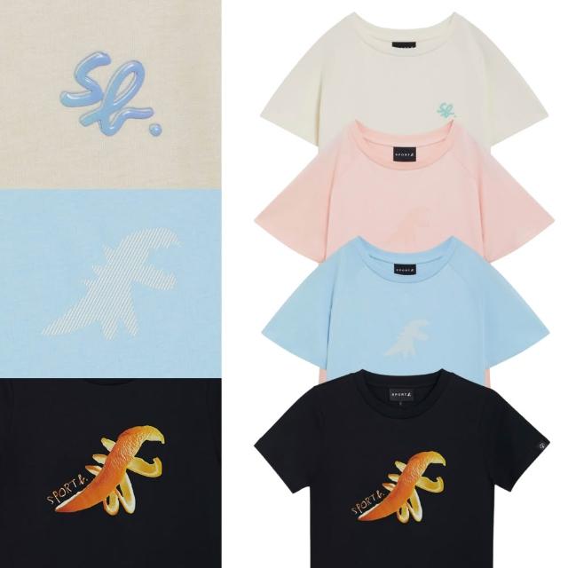 【agnes b.】Sport b. 女裝 logo 短袖 T恤(多款任選)
