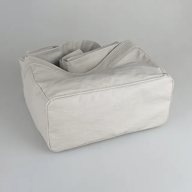 【Y-3 山本耀司】Y-3 Newspaper側邊矽膠LOGO皺褶防水尼龍按釦式肩背包(女款/小/淺棕)