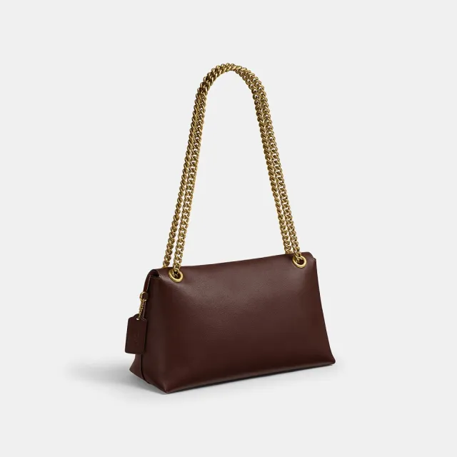 【COACH】蔻馳官方直營 CHELSEA 30號鏈條肩帶單肩手袋 單肩包 鏈條包 斜背包-多色任選(CDS61)