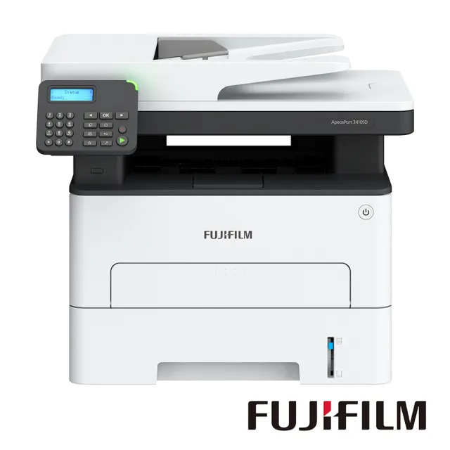 【FUJIFILM 富士軟片】官網登錄價★搭標準容量黑色碳粉★ApeosPort 3410SD A4黑白多功能事務複合機