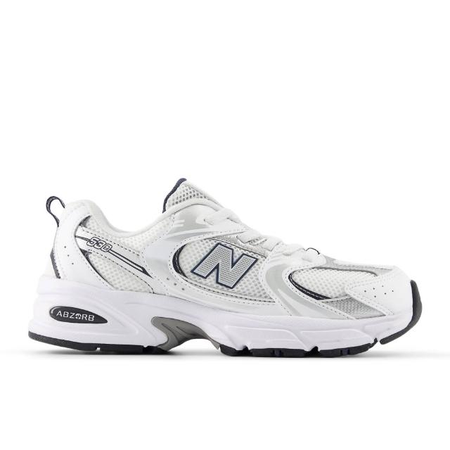 【NEW BALANCE】NB 大童鞋 童鞋_GZ530SB1-W_中性_白銀色(21.5-25cm)
