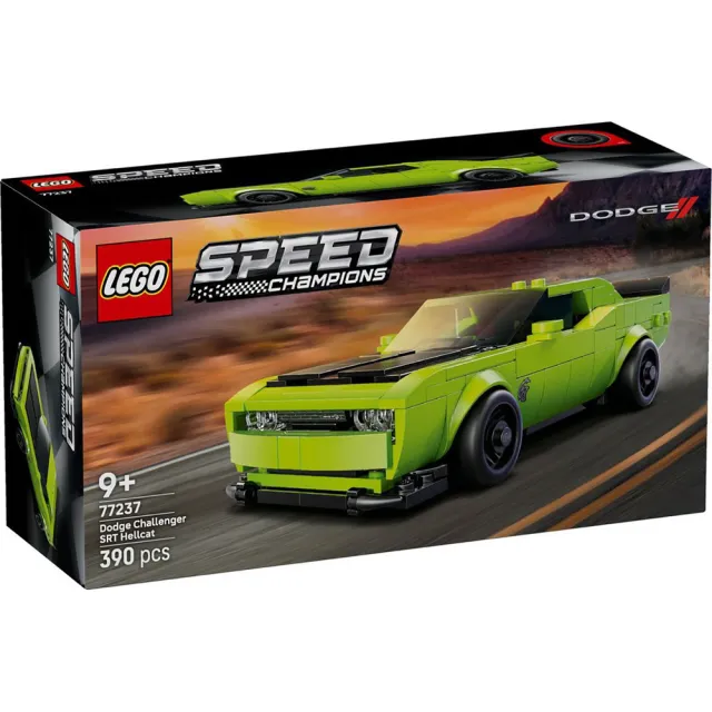 LEGO 樂高】77237 道奇Challenger SRT Hellcat 賽車跑車積木- momo購物