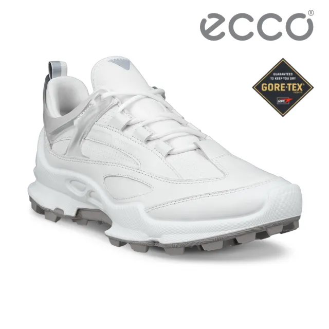 【ecco】BIOM C-TRAIL W 蹤跡健步山系防水運動休閒鞋 女鞋(白色 80332353301)