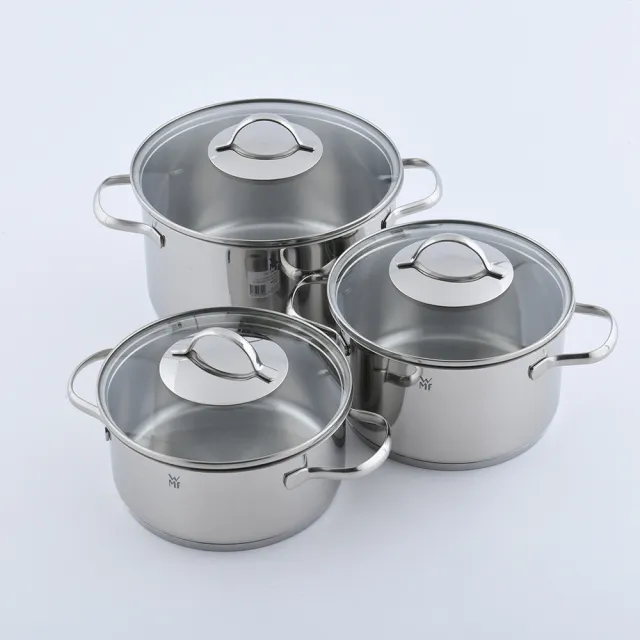 新品 WMF Provence Plus 深鍋20cm 蓋付 WMF PROVENCE PLUS 不鏽鋼矮身湯鍋(含蓋) 20cm 2.5L (電磁爐IH爐可用