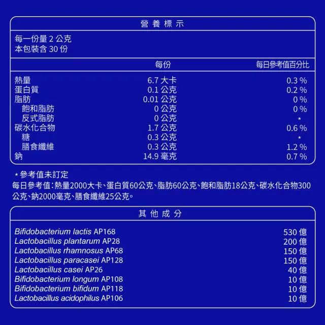 【大研生醫】1000億益生菌粉包PLUS＋2入組(共60包)