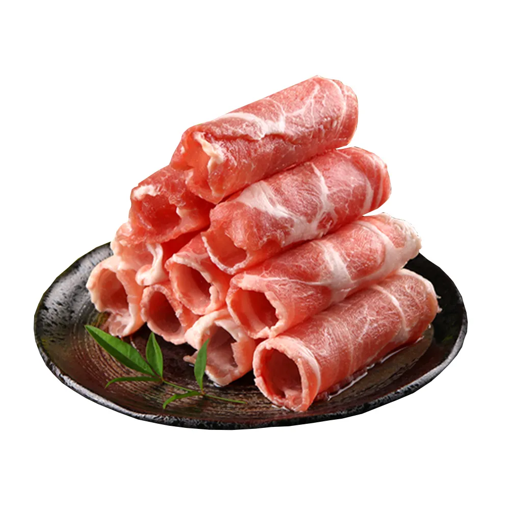 【愛上吃肉】國產特選豬梅花肉片9包組(200g±10%/包 中秋烤肉/燒烤)
