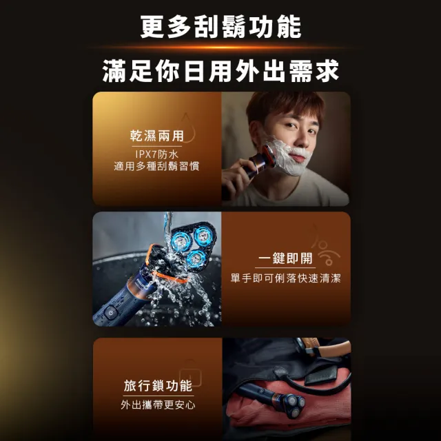 【Philips 飛利浦】X5012 俐落X系列三刀頭電鬍刀 (AI護膚/官方直營)