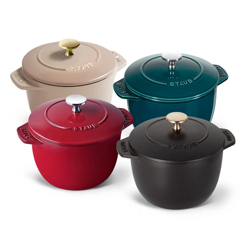 STAUB】琺瑯鑄鐵鍋飯鍋16cm-顏色任選(德國雙人牌集團官方直營) - momo