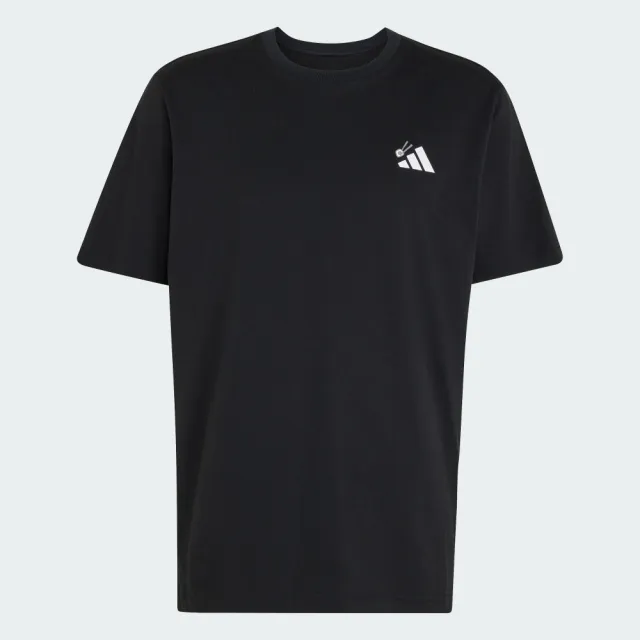 【adidas 愛迪達】短袖上衣 男 亞規 M SUSHI T 黑 KS5078