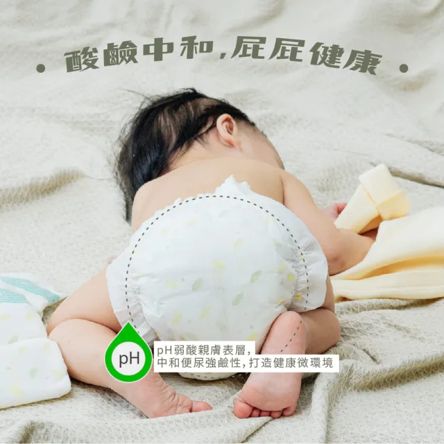 【PureBaby 波比】獨家嘗鮮組 植萃抑菌尿布接財褲x3+財水濕紙巾x1(北港武德宮獨家聯名)無甲醯胺