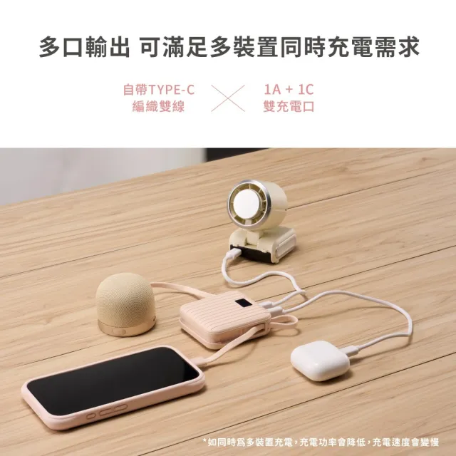 【aircolor】磁吸小方行動電源10000mAh 準固態安全電芯(有標示Wh)(磁吸僅用於固定無充電功能)