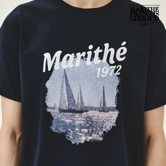 【MARITHE FRANCOIS GIRBAUD】官方旗艦 高允貞同款透氣涼感渡假風印花短袖上衣(多款任選)