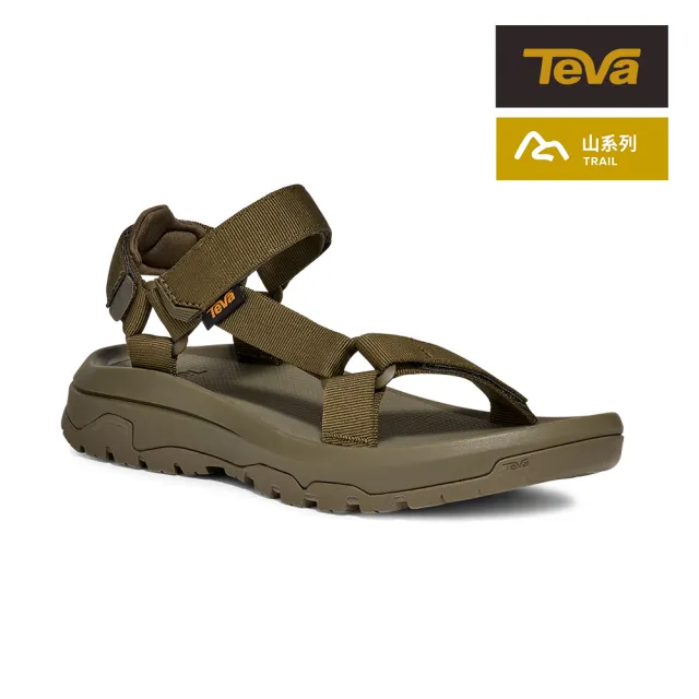 時雨豆 TEVA】涼鞋男鞋機能運動涼鞋雨鞋水鞋Hurricane XLT3 深橄欖綠