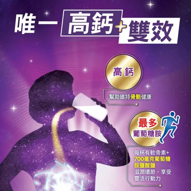 【KLIM 克寧】銀養高鈣雙效配方奶粉 1.5kg x2 罐(葡萄糖胺/omega3/免運)